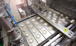 High speed food production machine